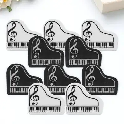 

10 Pcs Eraser Cute Erasers for Math Dry Board Delicate Piano Shaped Creative Items