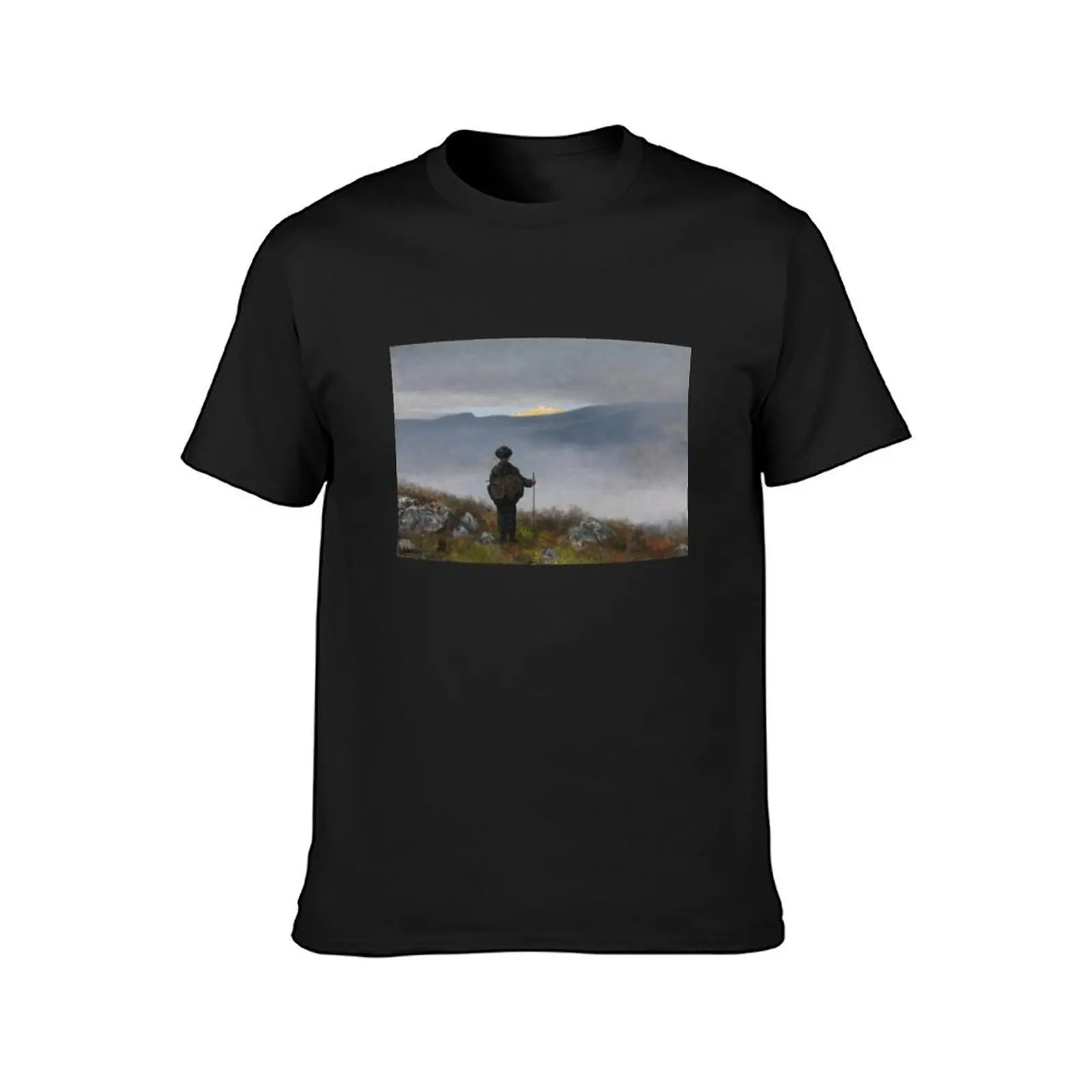 Far, far away Soria Moria Palace shimmered like Gold (Kittelsen) T-Shirt new edition sublime summer clothes mens t shirt graphic