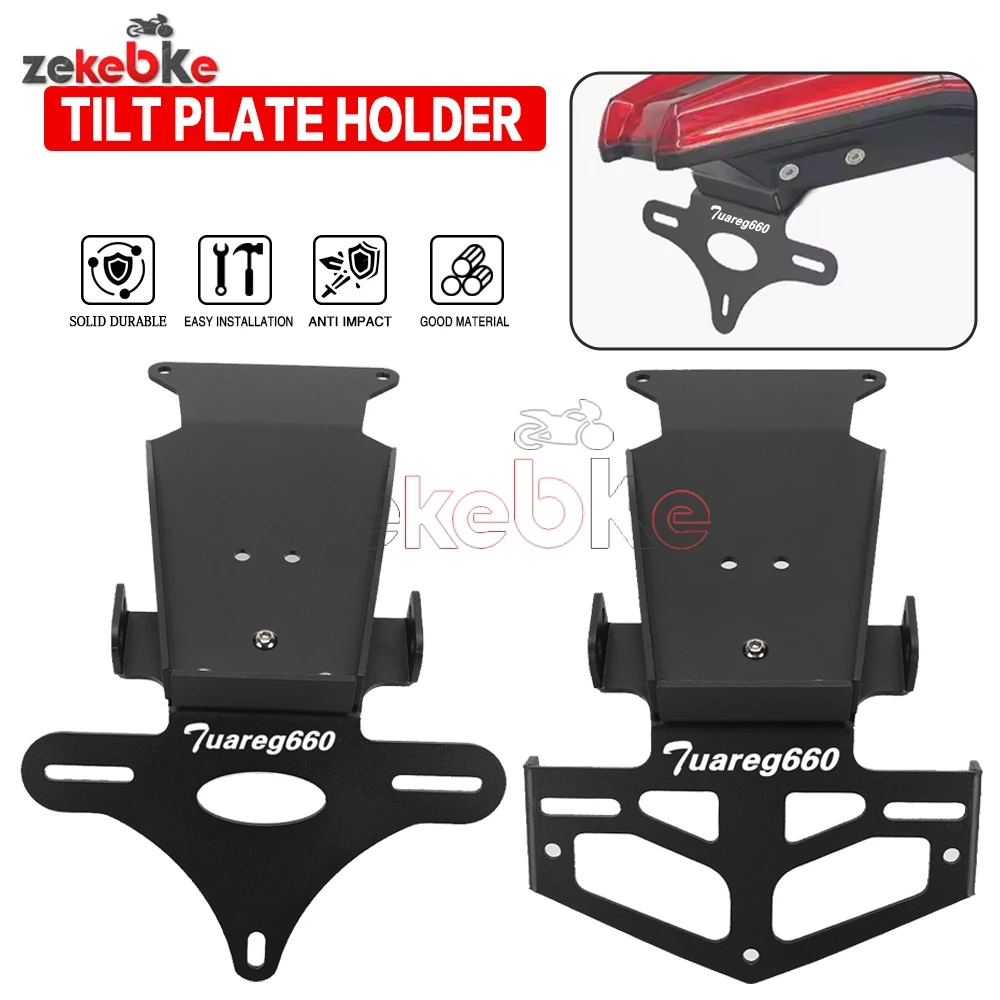 License Plate Holder Bracket Rear Tail Tidy Fender Eliminator Kit For Aprilia Tuareg 660 Tuareg660 2021-2022-2023-2024-2025-2026