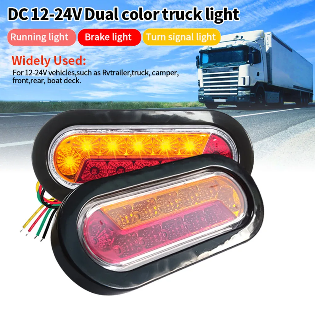 Corner Side Marker Truck Trailer Truck Trailer LED Waterproof Design Indicator Vehicle Models Power Cord Length