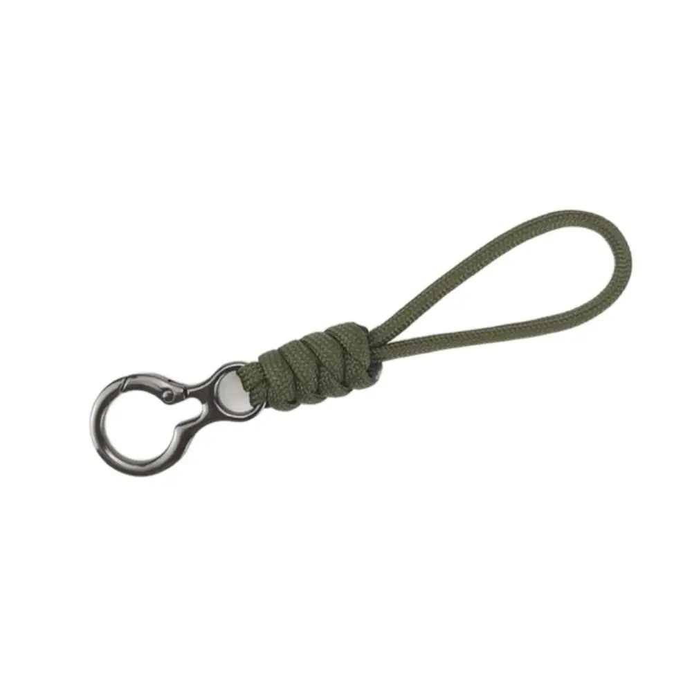 Anti-lost Paracord Keychain Bag Pendant Wristlet Strap Umbrella Rope Keyring Lanyard Ornaments Braided Woven Keychain