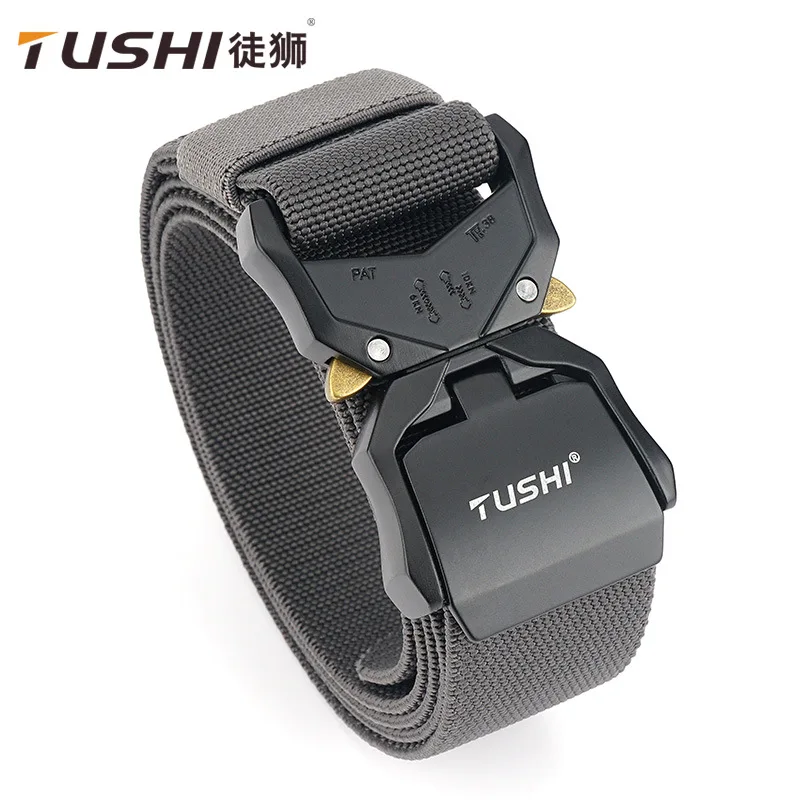 

3.8cm New Double Quick Release Aluminum Alloy Buckle Nylon Belt for Men Naja Tactical Belt Men’s Belts