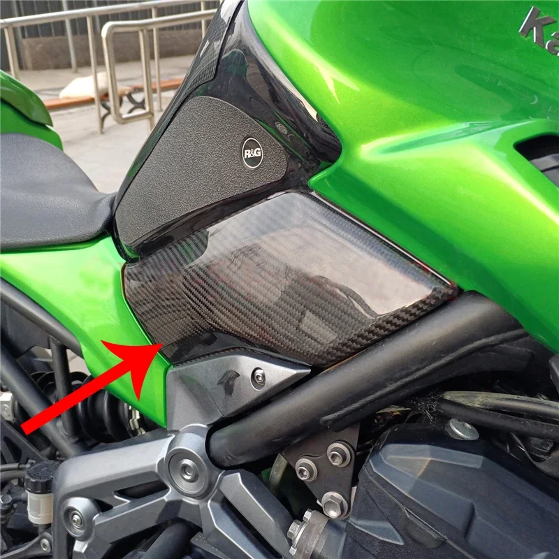 

Карбоновая боковая панель для мотоцикла, обтекатель для газового бака Kawasaki Z900 2017 18 19 2020 2021 2022 2023 2024 Z 900, детали