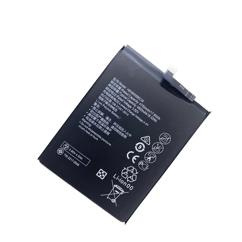 3.82V 4800mAh HB386589ECW Battery For Huawei P10 plus For Honor 8X View 10 V10 For Mate 20 Lite For Nova 3/4 Batteries + Tools