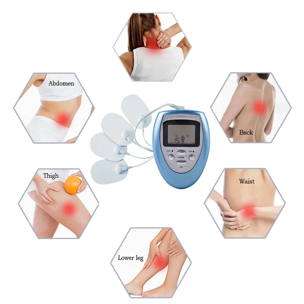 

8 Modes Physiotherapy Pulse Machine Pain Relief Muscle Stimulator Power-Off Protection Simple Operation for Home Office Supplies