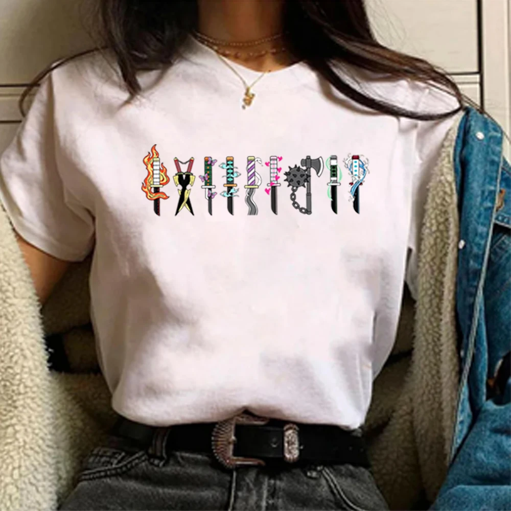

Vintage Anime T Shirt Hashira Demon Killer Corps Tshirt Manga Shirts Anime Character Symbol Shirt Tees Gift for Anime Lovers