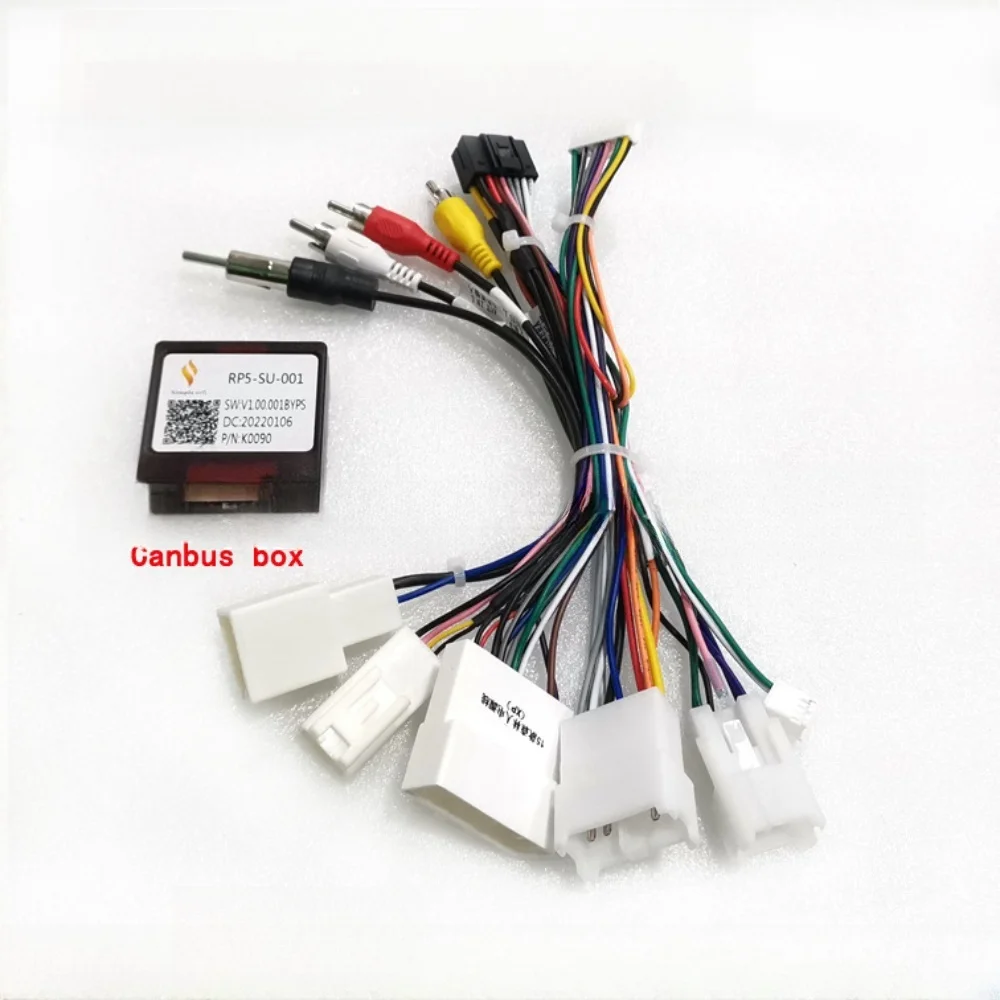Canbus Box RP5-SU-001 For Subaru Legacy Outback Forester XV Crosstrek Harman Kardon Android 16 Pin Car Wiring Harness Adapter view 3