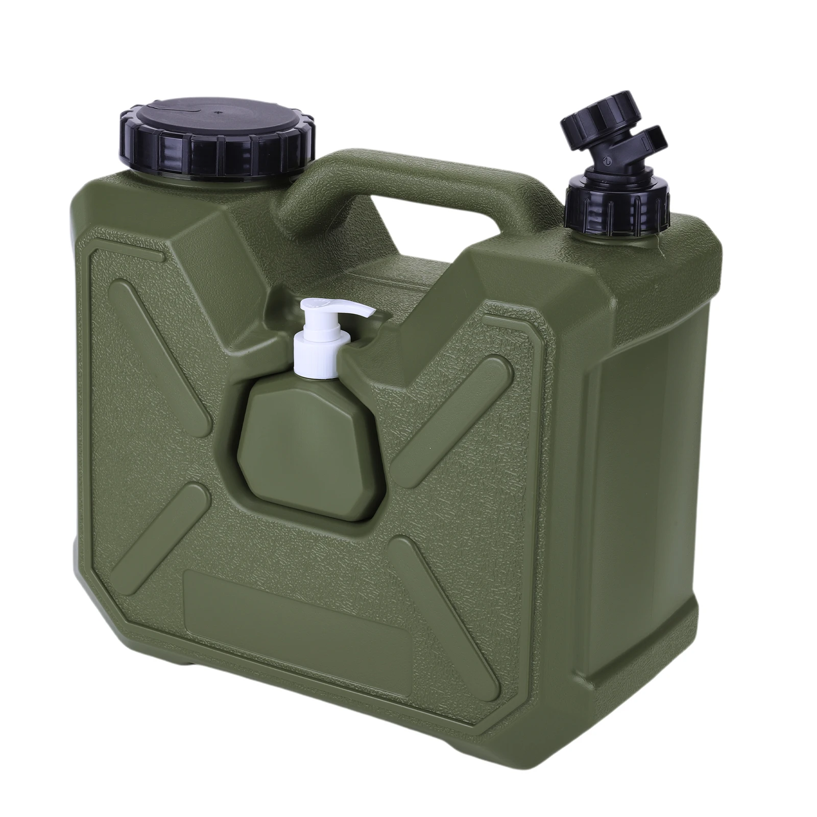 12-18l-屋外水バケツポータブルキャンプ水袋コンテナ（蛇口付き）-ハンドサニタイザーボトルピクニック用運転水タンク
