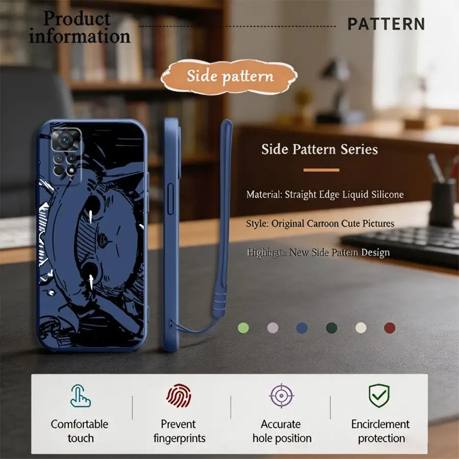 Anime One Piece Phone Cover Case for Xiaomi Redmi Note 15 Pro Plus 8 9 9S 11S Note 14 13 10 Lite 12 11 12S 14