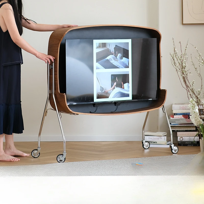 

The product can be customized. Mobile TV cabinet Home mobile TV cabinet Living room bedroom TV rack