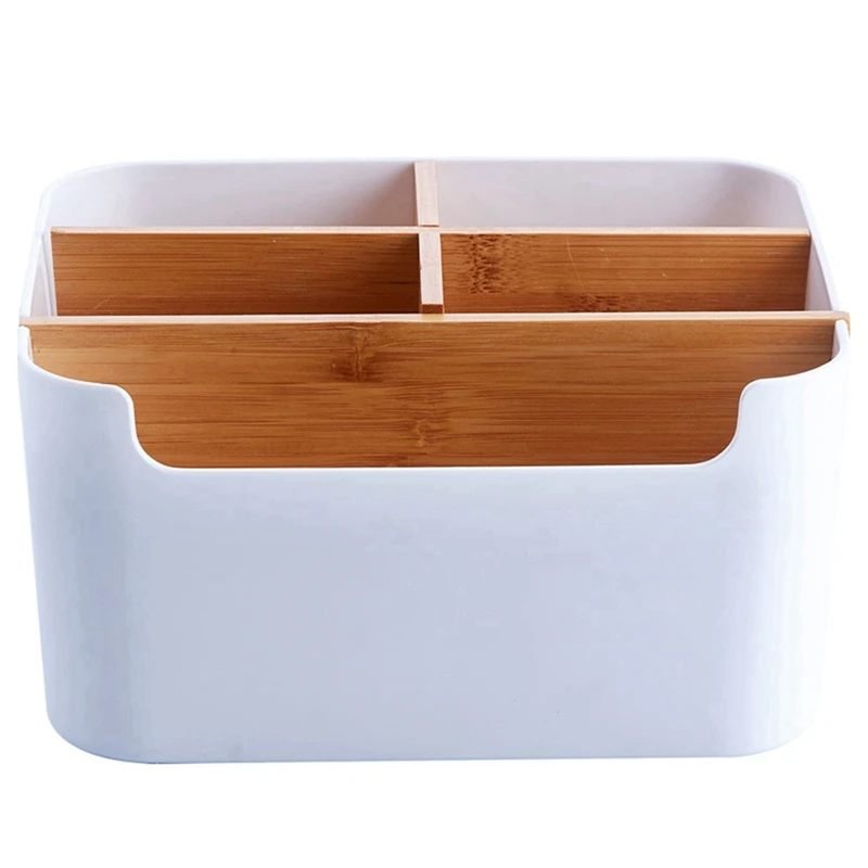 

Promotion! Multi-Purpose Organizer & Storage Box, Remote Control Holder, Makeup Holder, Modern Desk Side Organizer