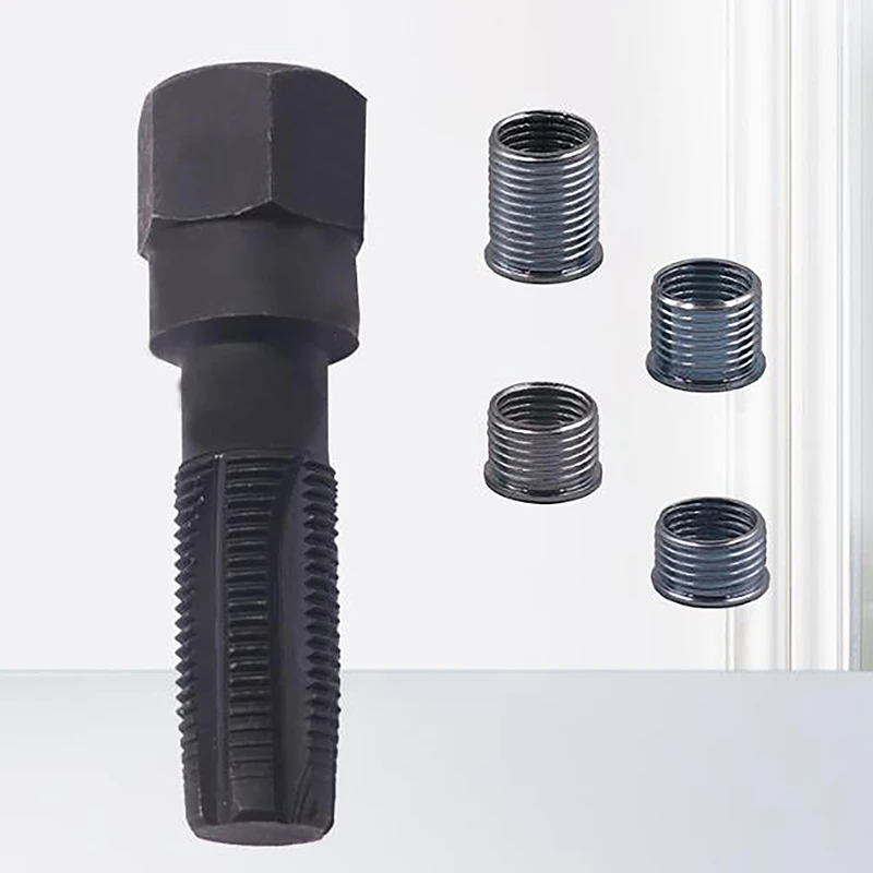 New Spark Plug Thread Repair Kit 14mm Car Cylinder Thread Repair Tool Spark Plug Rethreader Kit M14 X 1.25