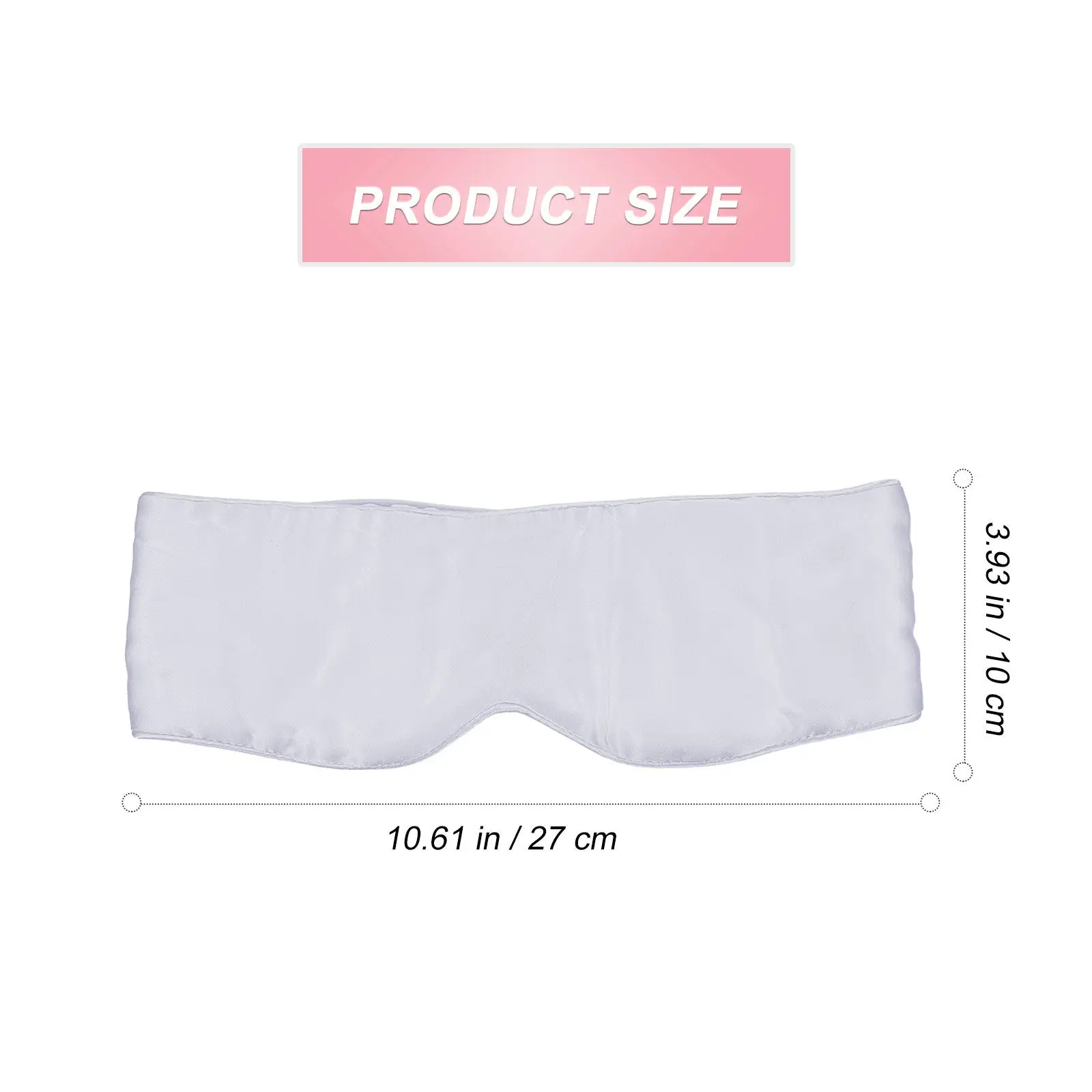 1Pcs Ultra Soft Breathable Sleeping Eye Cover Complete Light Blocking Comfort Fit Elastic Band for Indoor Outdoor Rest Travel
