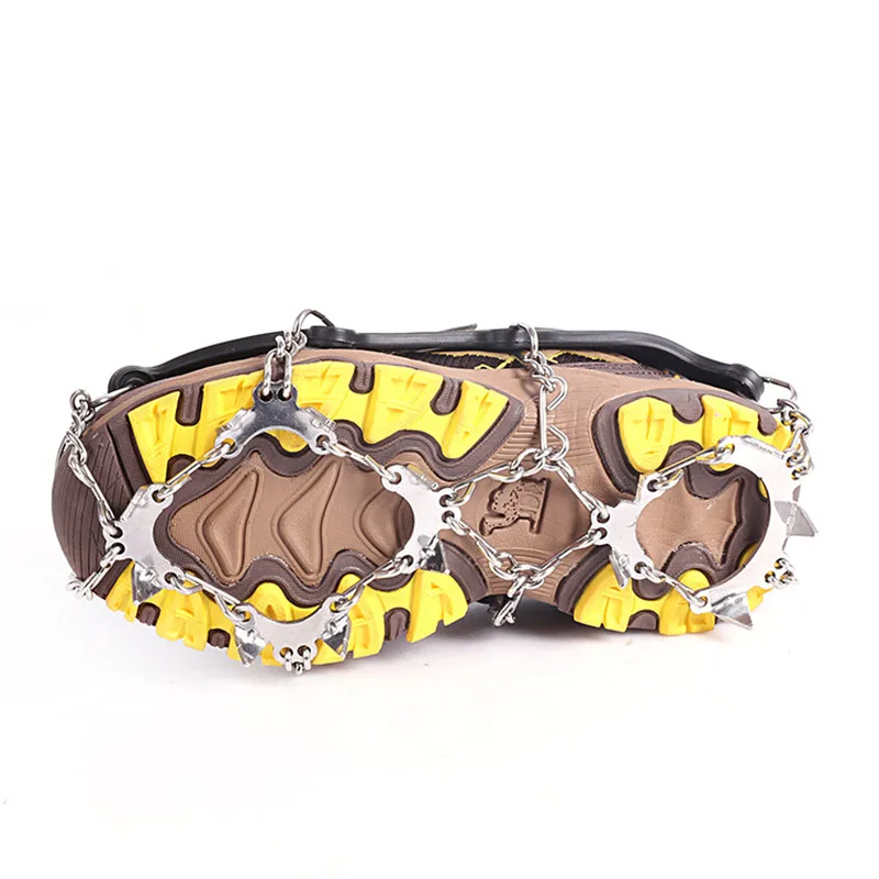 13 Teeth Anti-Slip Anti-Skid Non-slip Children's Crampons Cleats Grips Climbing Shoe Boots Ice Gripper Spike For child Kid Shoes
