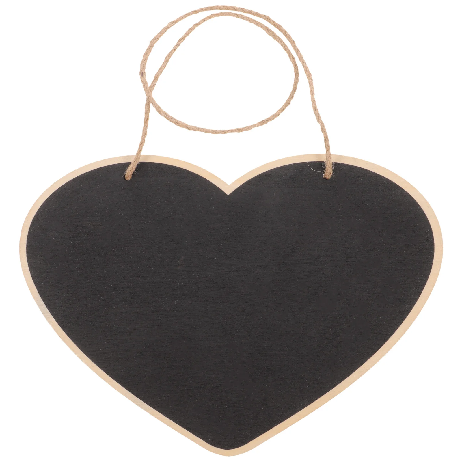 Mini Wooden Chalkboard Sign Hanging Memo Blackboard Reusable Door Message Board Writing Surface for Home Cafe Restaurant