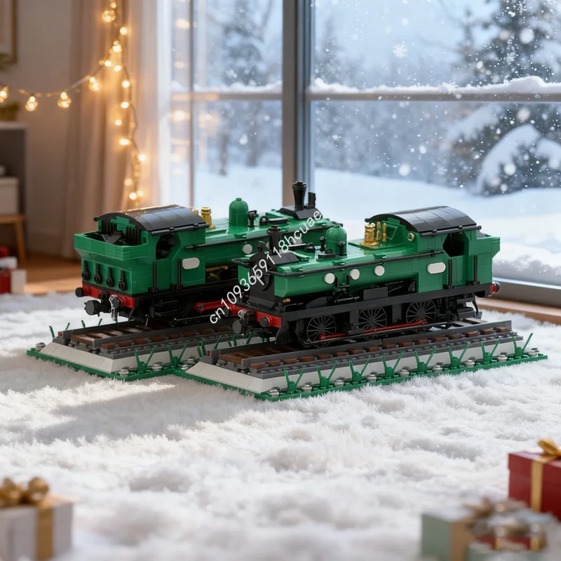 

795pcs MOC Green GWR Class Trained Model Building Blocks Architecture Assemble Toy DIY Idea Christmas Gift Education Brick Kids