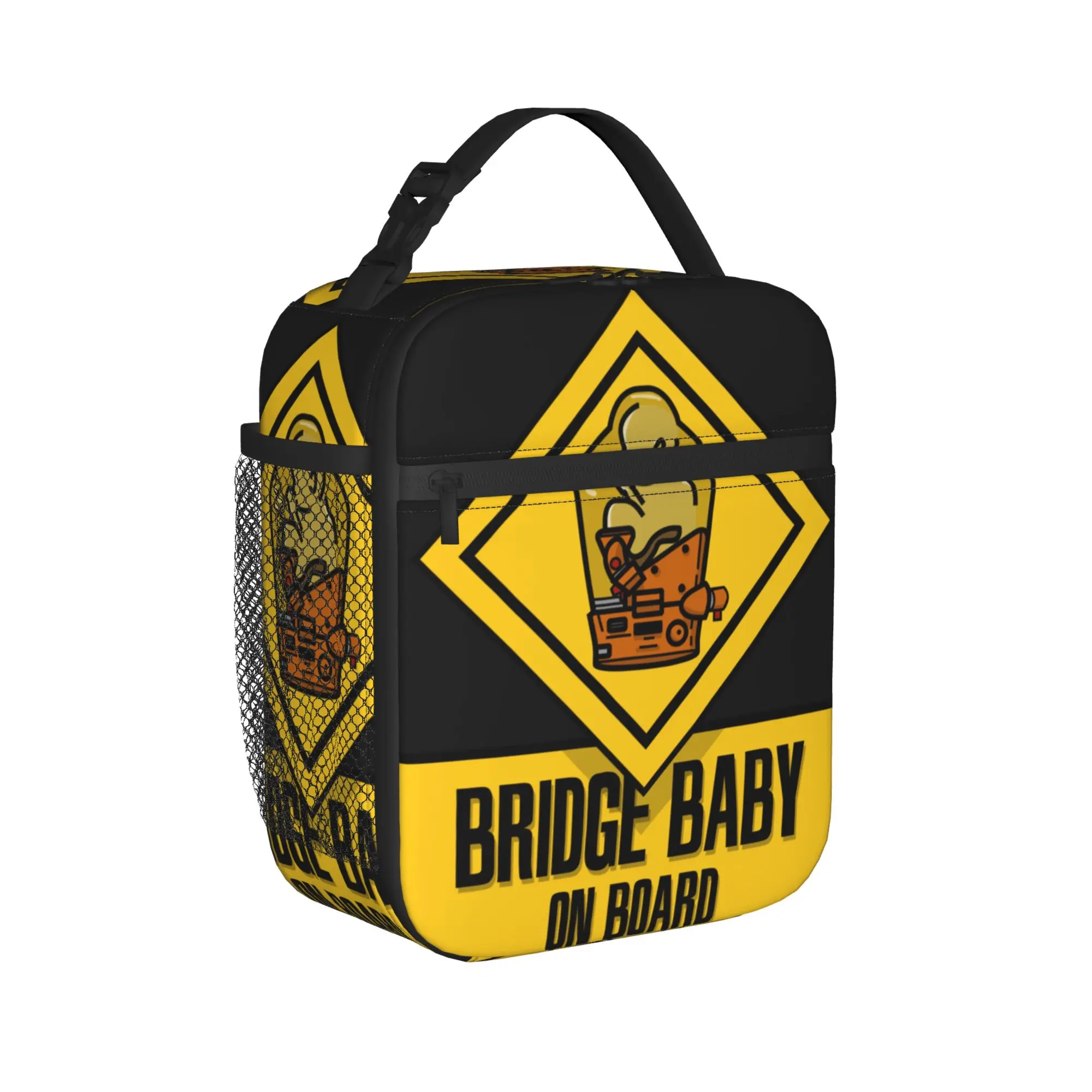 Bridge Baby on Board Insulated Lunch Bag Thermal Bag Lunch Container Death Stranding Tote Lunch Box Food Handbags School  Picnic