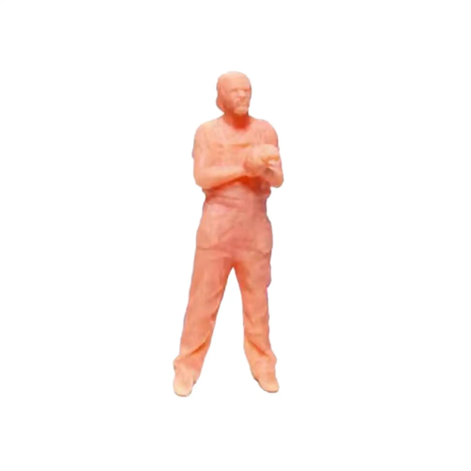 التماثيل الراتنج الناس الصغيرة ، واقعية DIY بها بنفسك مشهد ، نموذج لتخطيط القطار ، اكسسوارات الديكور ، 1: 64