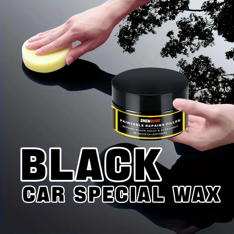 Cera Automotiva Premium Preta para Brilho e Proteção - Ideal para Polimento e Manutenção, Aumentando o Brilho e a Durabilidade