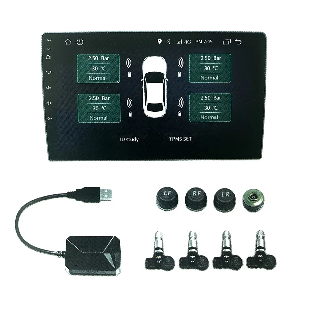 

Valve Stems Repair Kit Car Alarm Universal Tire Pressure Sensor Tire Pressure Car Wheel Sensor