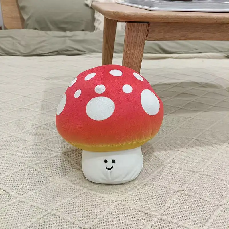 20 センチメートル新しい模擬キノコ人形感情ぬいぐるみ漫画ペンダント枕アニメかわいい子供の誕生日プレゼント楽しい人形