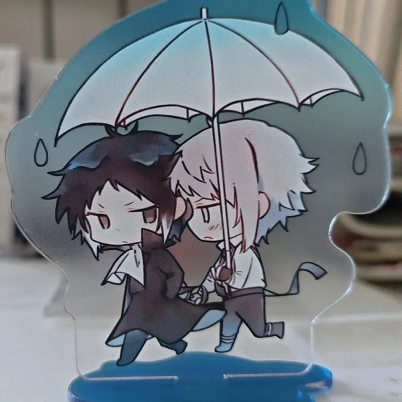 New Acrylic Stand Figure Model holding an umbrella Action Figures Toys Anime Activities Desk Decor Ornaments