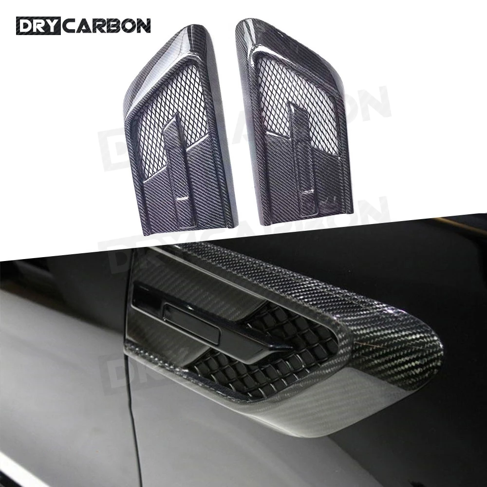 

Carbon Fiber Front Bumper Sider Fender Flaps Apron For Benz C Class W205 C200 C300 Not for AMG Bumper 2015-2018