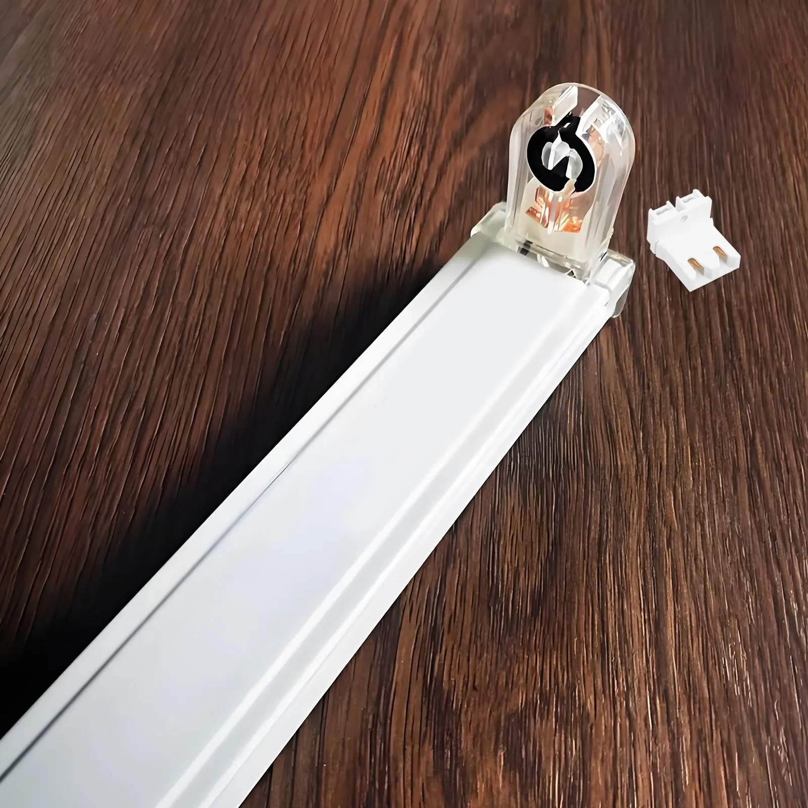 

12Pcs Plug-in Lamp Holder - Aging Test Light Socket for Fluorescent Tubes with Universal Compatibility and Quick Installation