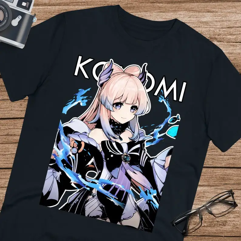 Kokomi Genshin Impact Shirt Sangonomiya Kokomi Fan-made Waifu Shirt Unisex Ultra Cotton Tee