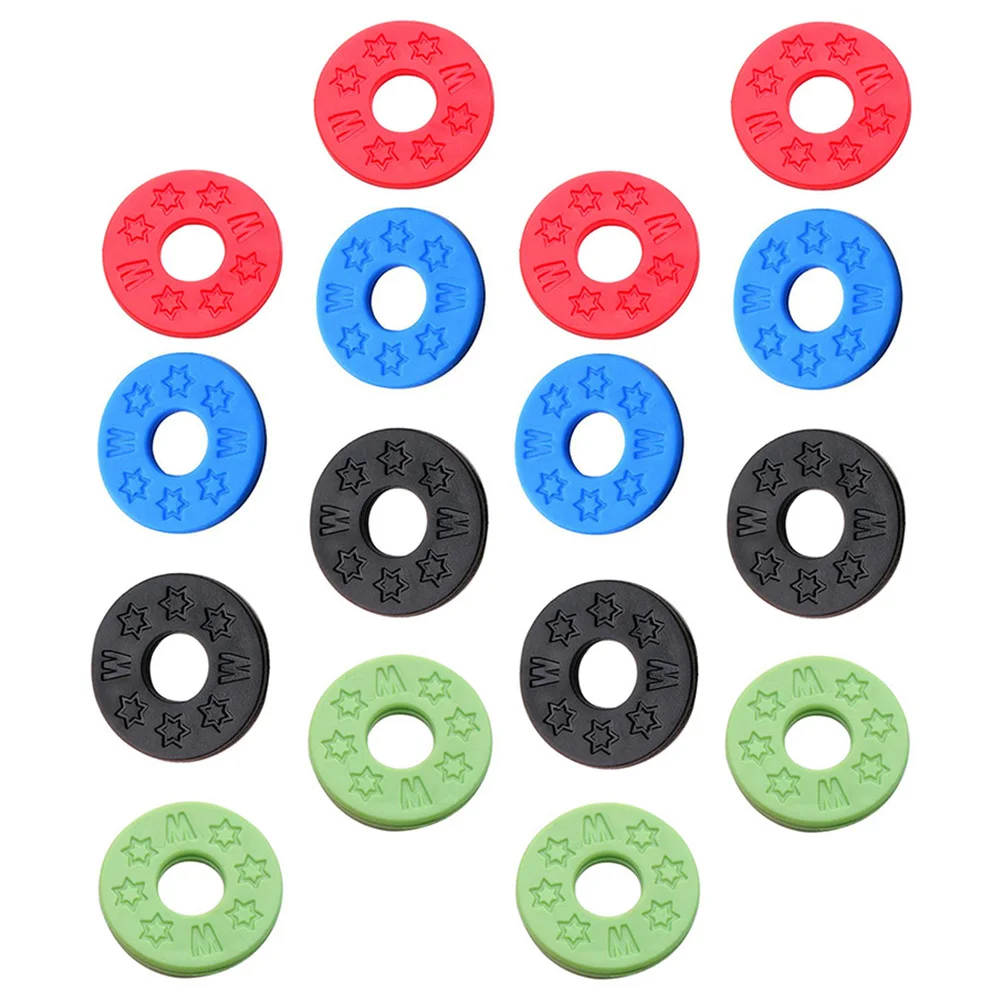 

16Pcs Guitar Strap Locks Silicone Blocks Non-Slip Pads Prevent Fall Easy Install for Electric Acoustic Bass Accessories