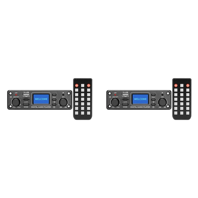 

2X Digital Audio Player Bluetooth MP3 Player Decoder Board 128X64 DOTS LCD USB SD BT FM Music Player Module TPM119B