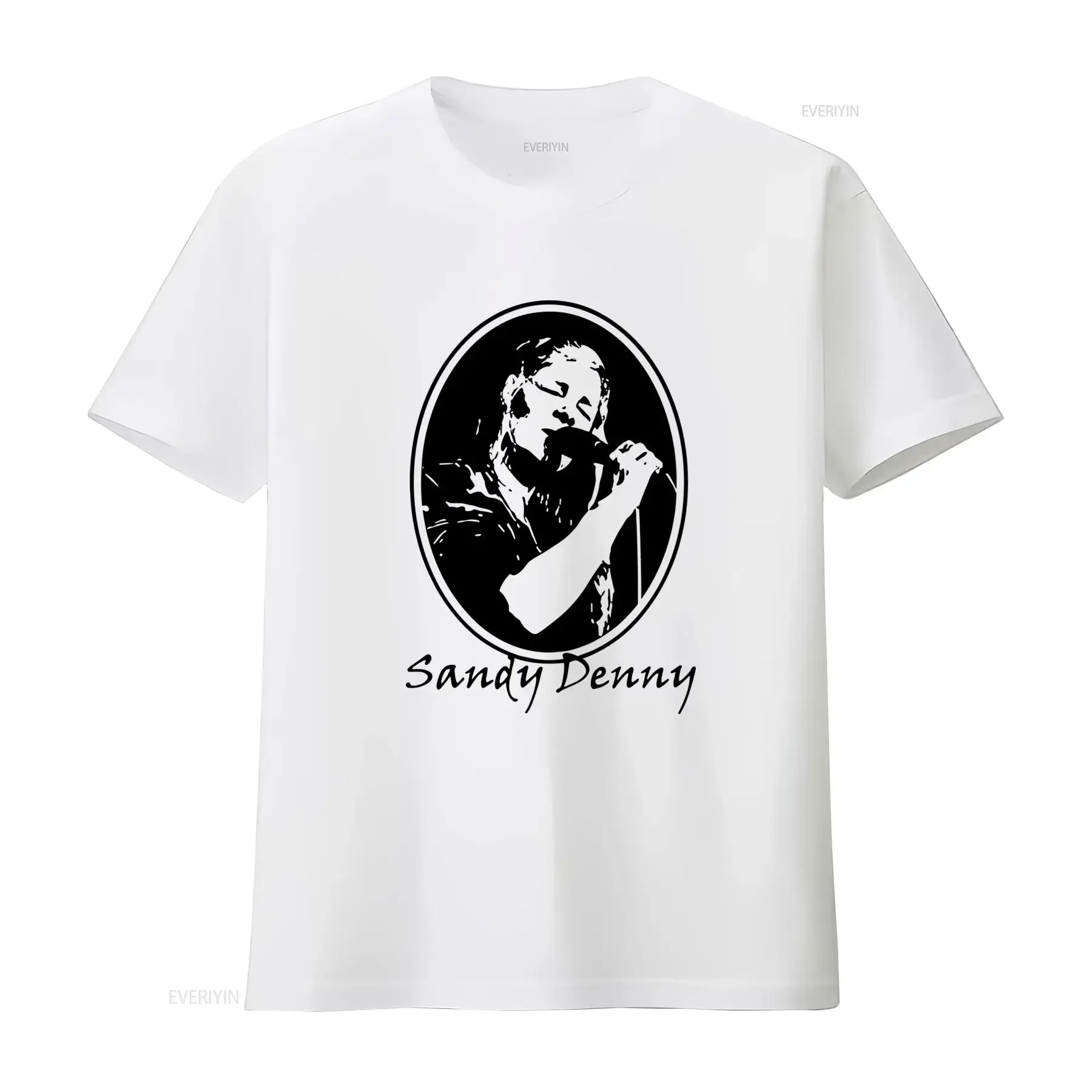 Rendezvous Sandy Denny Vintage Fairport Convention Candle in the Wind T Shirt for  vintage Washed Breathable Stylish homme