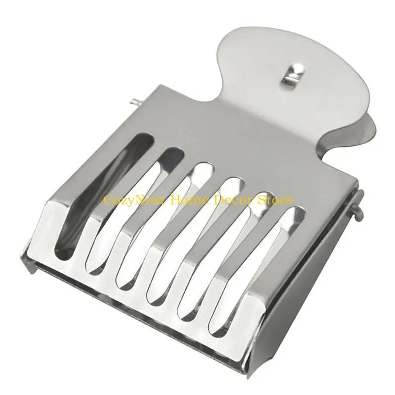92MF 2Pcs Stainless Steel Beekeeping Queen Catcher Cage Marking Clip Beekeeper