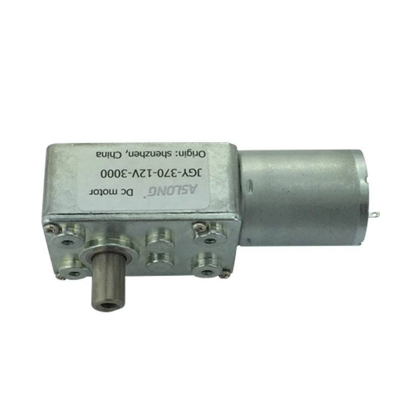 JGY370-3000 DC turbo worm gear motor motor Self-locking motor 6V 2RPM 12V 2RPM 24V 1RPM