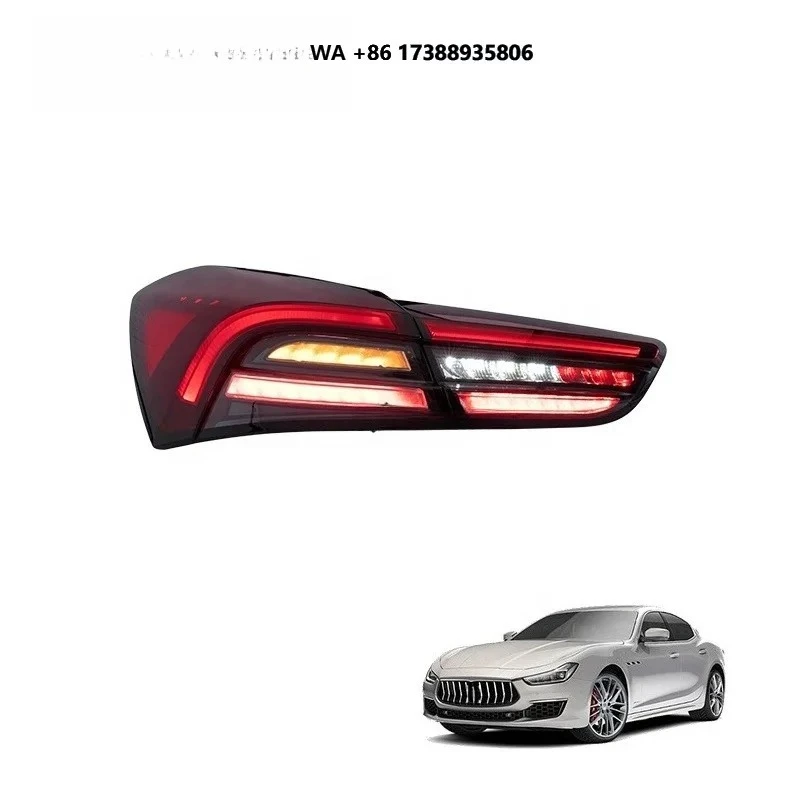 New Arrived Maserat-i Ghibli Trofeo LED Tail Lights Plug and Play Tail Lamp Back Light Rear Light Car Lamp