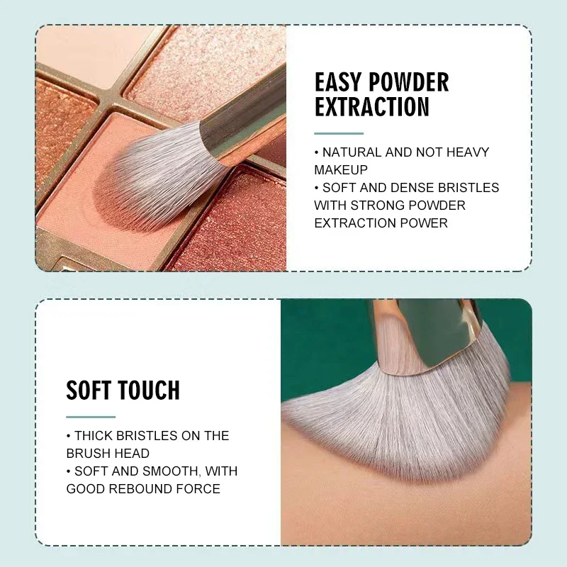 Set 14pcs Fashion Fluffy Makeup Tools Cosmetic Powder Eye Shadow Foundation Blush Blending Beauty Make Up Brush Beauty