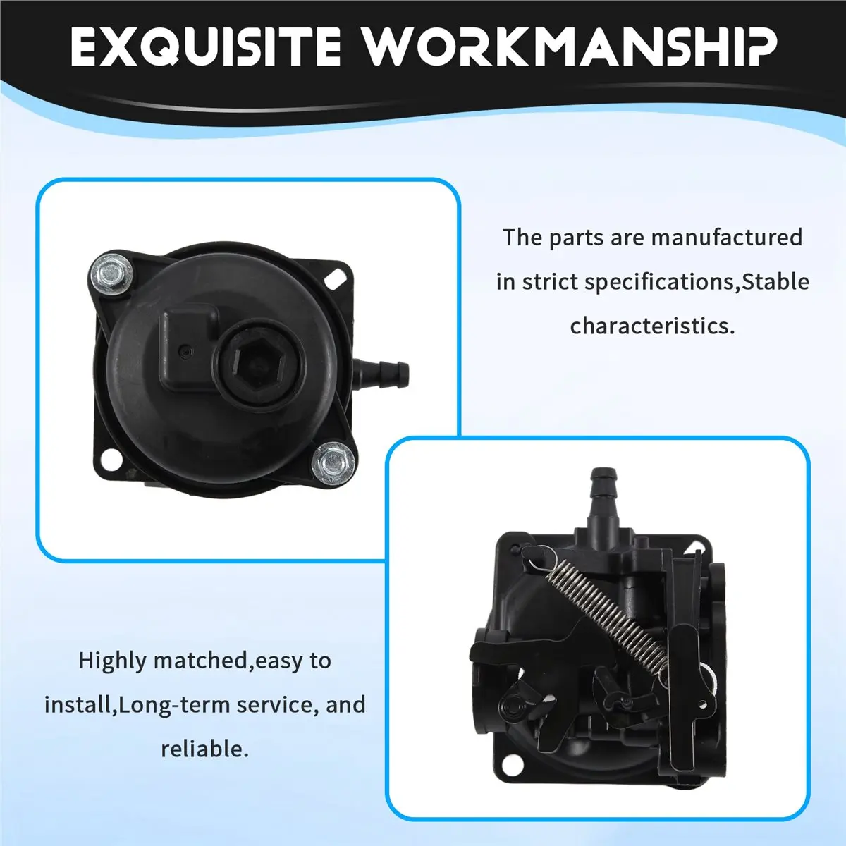 

Карбюратор (CNIM) высокого качества 799584 для двигателей Briggs & Stratton 09P702-0145-F1, 09P702-0098-F1, 550Ex, 625Ex, 675Ex, 725Exi, 140 куб. см.