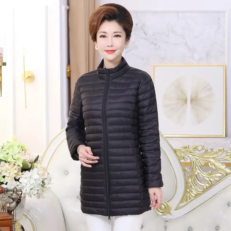 

2025 Winter New Women's Down Jacket Commuting Slim Fit White Duck Down Lightweight Jacket