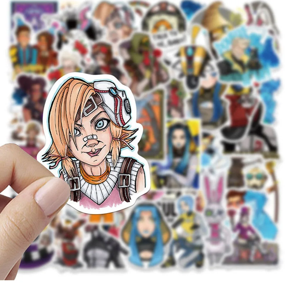 10/30/50PCS Game Borderlands Sticker Cartoon Cool Graffiti Decoration Water Cup Laptop Luggage Guitar Waterproof Decal Kids Toy