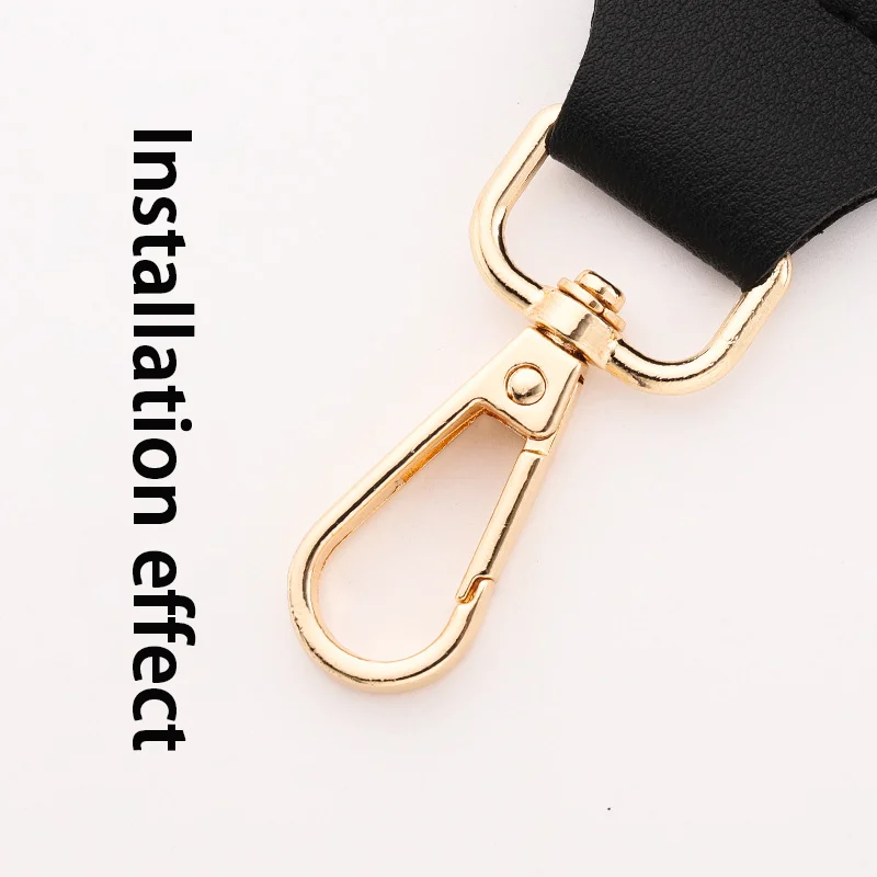 2 pcs Metal small plate buckle dog buckle keychain bag hardware hook buckle luggage buckle