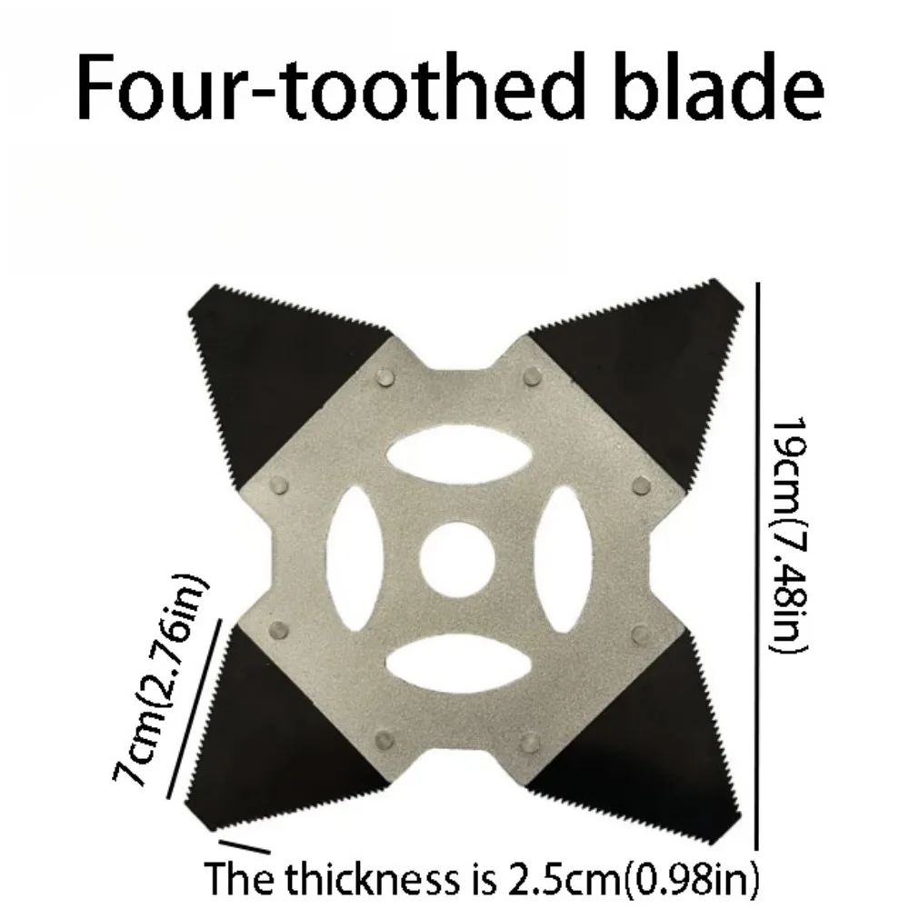 

Extra Thick 4T Cutter American Style Durable Construction Lawn Mower Cutter European Style Manganese Steel Cutter Garden Tool