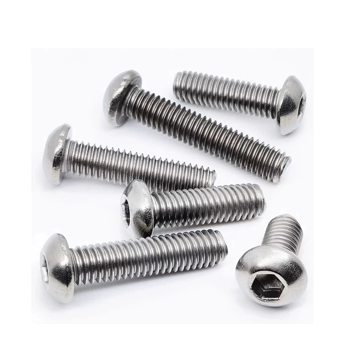 TC4 Titanium Dome Button Head Bolts M2 M3 M4 M5 M6 GR5 Allen Key Socket Screws - Image 4