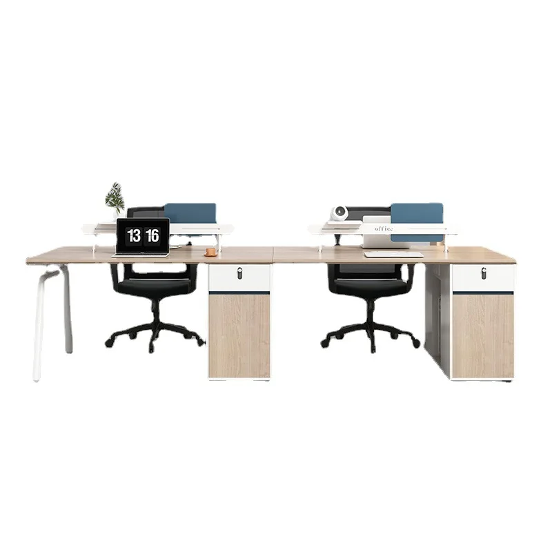 

Office, screen, single and double staff desk, office desk and chair combination