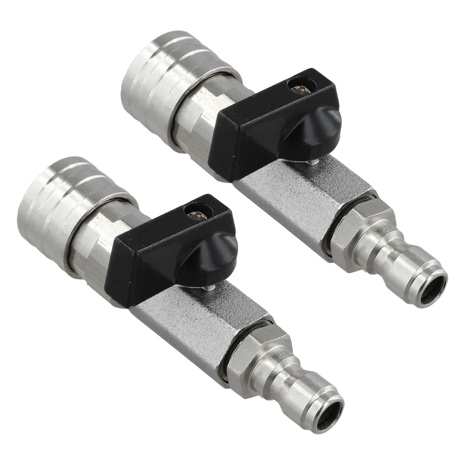 1/2pcs Quick Connect Ball Valve 14 Inch High-pressure Machine Cleaning Valve Garden  Cleanig Tools Replacement Accessories