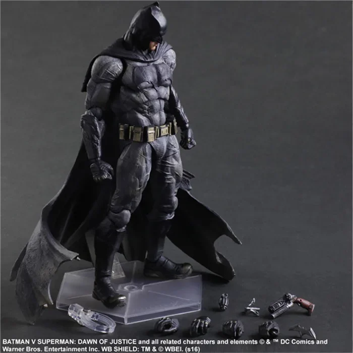 

25cm Play Arts Armored Batman v Superman: Dawn of Justice Action Figure PA Movable Collection DC Bruce Wayne Batman Model Toys