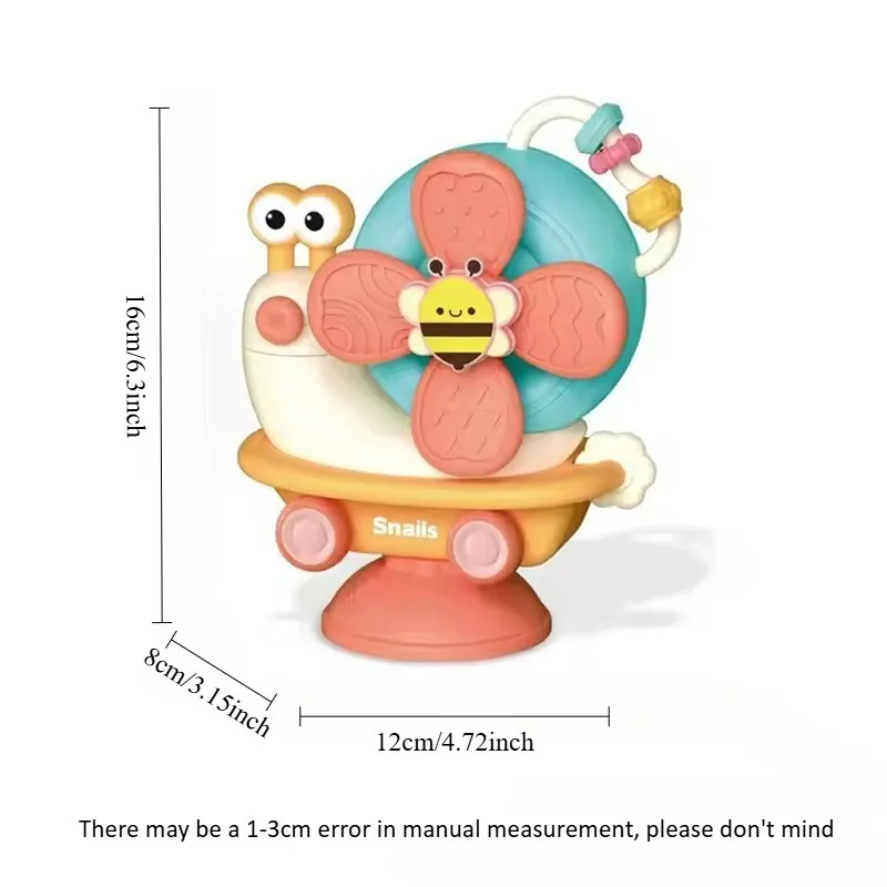 1pc brinquedo do bebê ventosa cadeira giratória, caracol portátil cadeira alta diversão alimentador para crianças 0-1