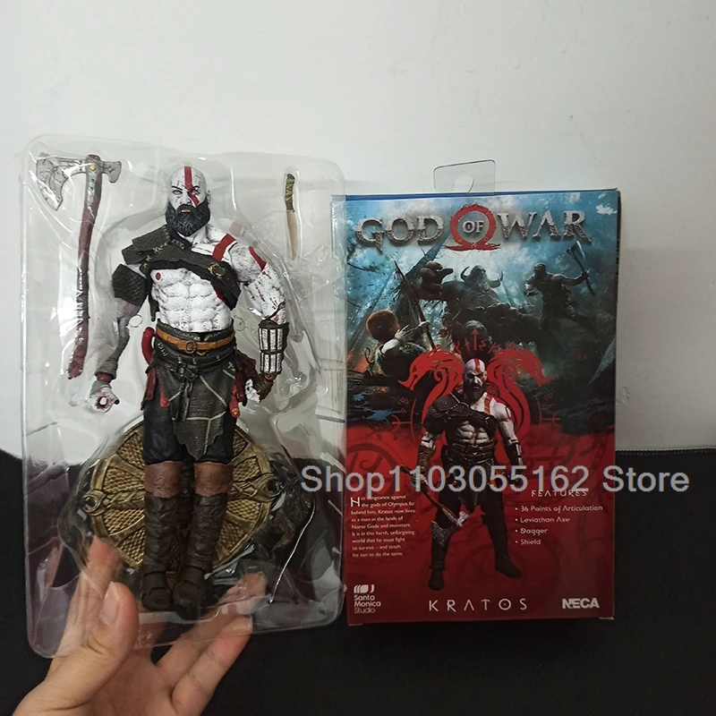 

NECA God of War Figure Classic Game PS4 Kratos Action Figures Toys Collectable Figure Model Toy 18cm