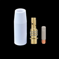 3PCS/Pack, MB-15Ak 15Ak Mig New Coating Ceramic Non-stick Welding Slag Conductive Protective Nozzle European Shielded Accessorie