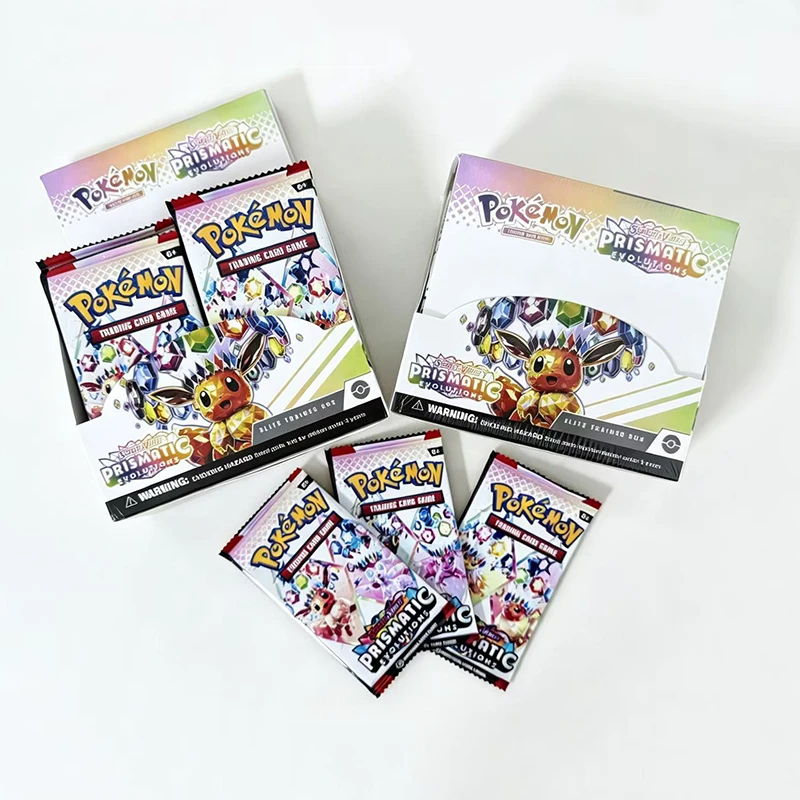360 Stück Pokemon-Karten Prismatic Evolutions SCARLET VIOLE Englische Version Pokemon Booster Battle Sammelkarten