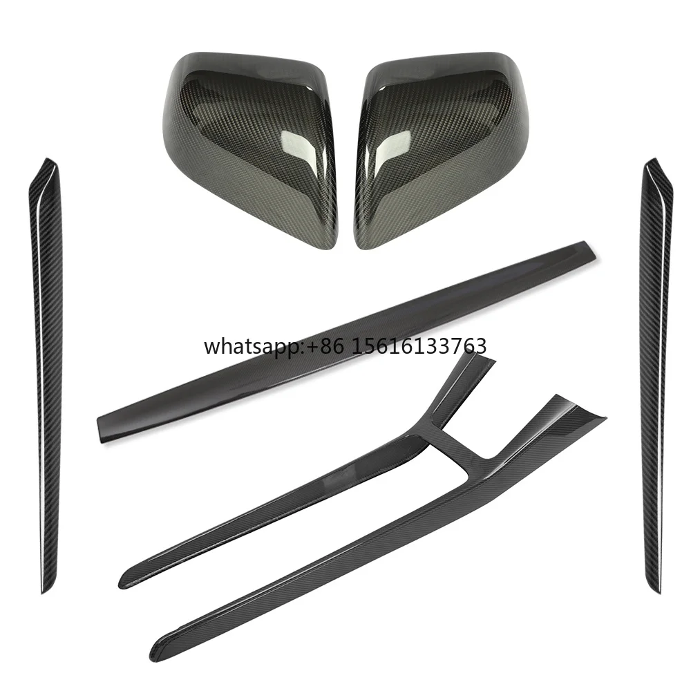 

4pcs Accessories Car Side Rearview Mirror Cover for tesla Model 3 Y